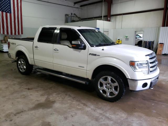 1FTFW1ET3EKE61481 - 2014 FORD F150 SUPERCREW WHITE photo 4