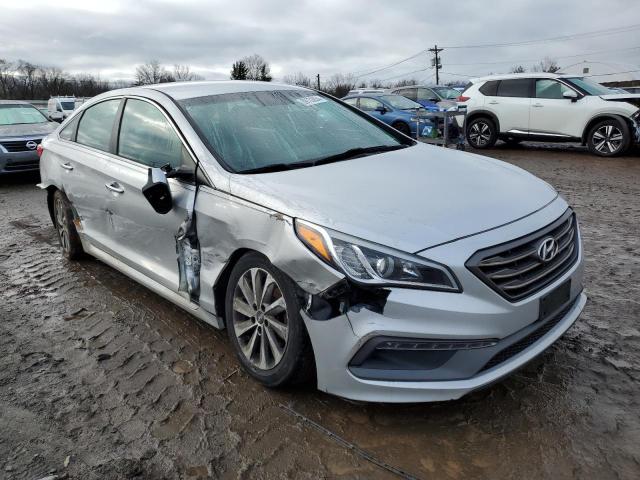 5NPE34AF8FH111754 - 2015 HYUNDAI SONATA SPORT SILVER photo 4