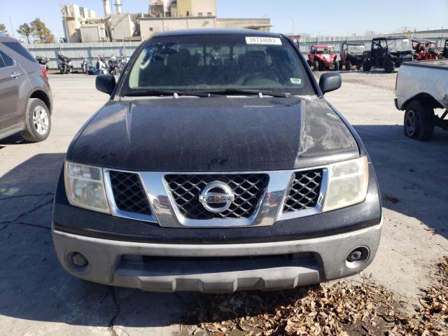 1N6BD06T66C402740 - 2006 NISSAN FRONTIER K BLACK photo 5