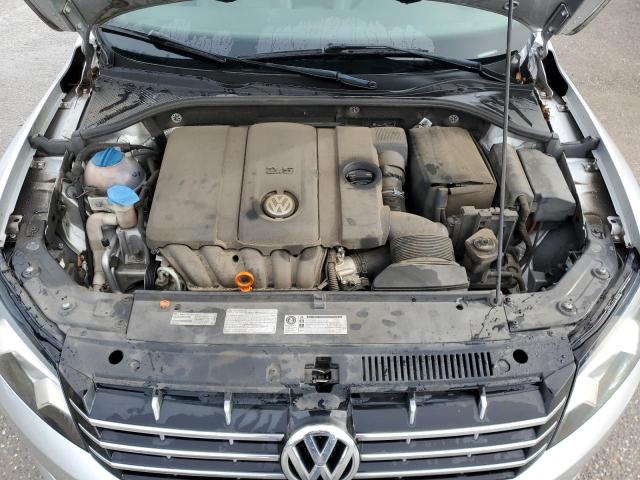 1VWCP7A38DC086198 - 2013 VOLKSWAGEN PASSAT SEL SILVER photo 11