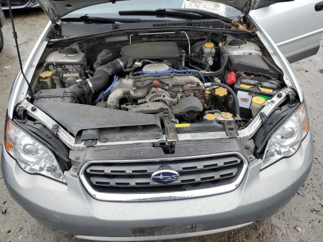 4S4BP61C767313218 - 2006 SUBARU LEGACY OUTBACK 2.5I SILVER photo 11