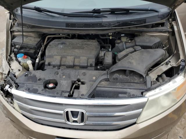 5FNRL5H67BB100766 - 2011 HONDA ODYSSEY EXL TAN photo 12