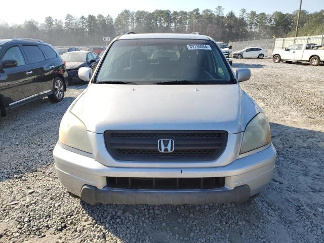 5FNYF18415B002637 - 2005 HONDA PILOT EX SILVER photo 5