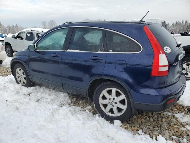 5J6RE48798L035884 - 2008 HONDA CR-V EXL BLUE photo 2