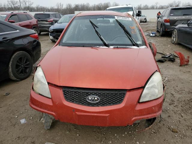 KNADE123386342855 - 2008 KIA RIO BASE BROWN photo 5