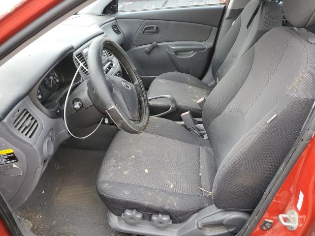 KNADE123386342855 - 2008 KIA RIO BASE BROWN photo 7