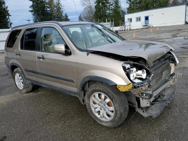 JHLRD78875C009611 - 2005 HONDA CR-V EX TAN photo 4