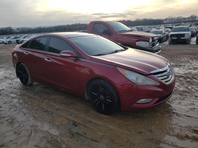 5NPEC4AB2CH325938 - 2012 HYUNDAI SONATA SE MAROON photo 4