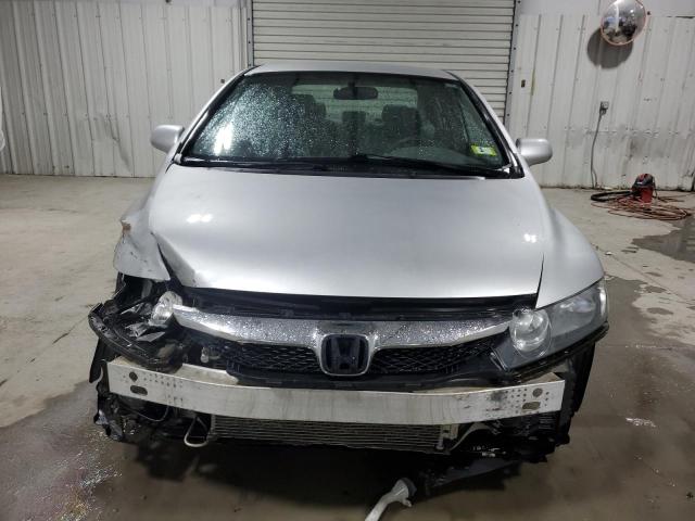 2HGFA1F50AH302337 - 2010 HONDA CIVIC LX SILVER photo 5