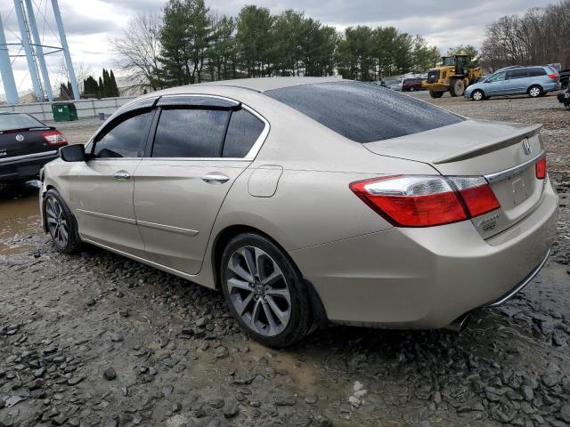 1HGCR2F59FA193920 - 2015 HONDA ACCORD SPORT BEIGE photo 2