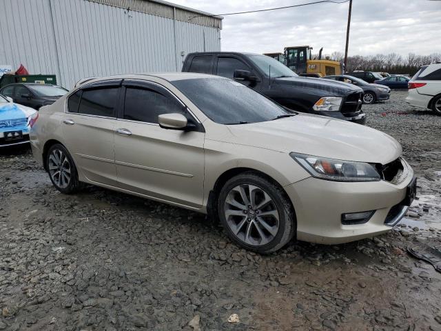 1HGCR2F59FA193920 - 2015 HONDA ACCORD SPORT BEIGE photo 4