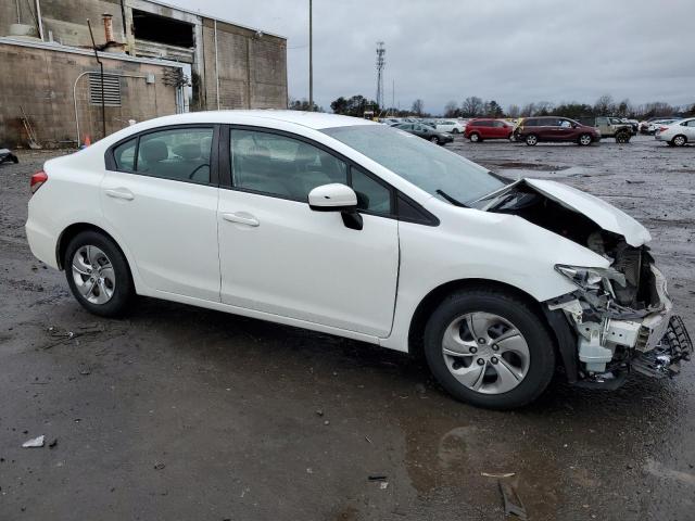 19XFB2F55FE286639 - 2015 HONDA CIVIC LX WHITE photo 4