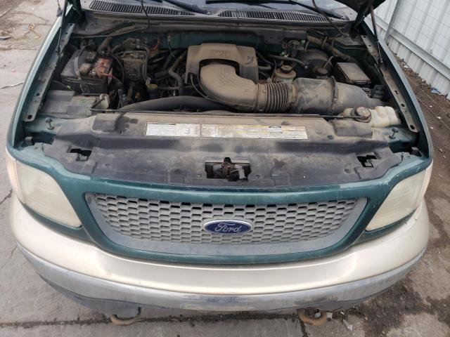 1FTRX18L3YNB22857 - 2000 FORD F150 GREEN photo 11