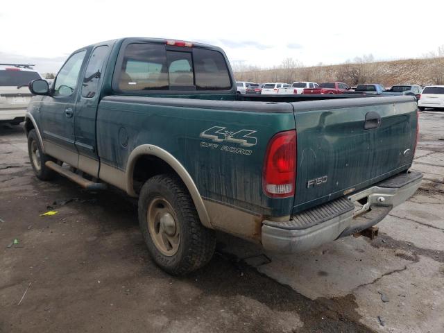 1FTRX18L3YNB22857 - 2000 FORD F150 GREEN photo 2