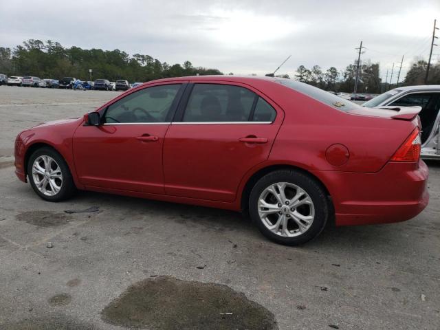 3FAHP0HA5CR179786 - 2012 FORD FUSION SE RED photo 2