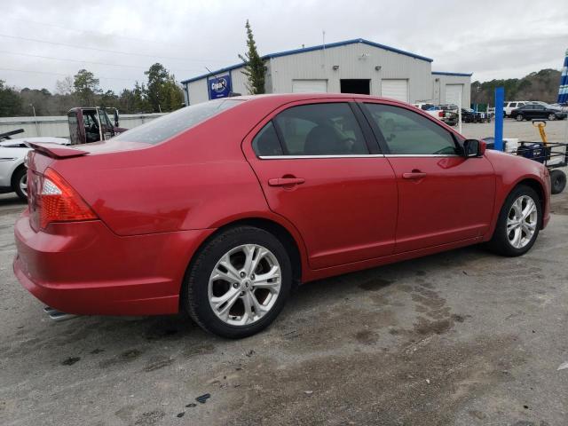 3FAHP0HA5CR179786 - 2012 FORD FUSION SE RED photo 3