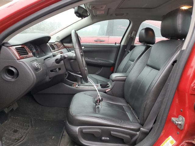 2G1WC583689280398 - 2008 CHEVROLET IMPALA LT RED photo 7