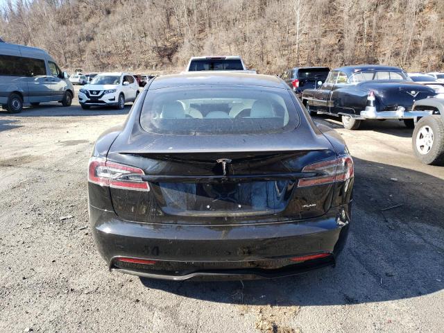 5YJSA1E67MF450776 - 2021 TESLA MODEL S Սև լուսանկար 6