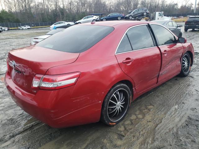 4T1BF3EK4BU602149 - 2011 TOYOTA CAMRY BASE RED photo 3