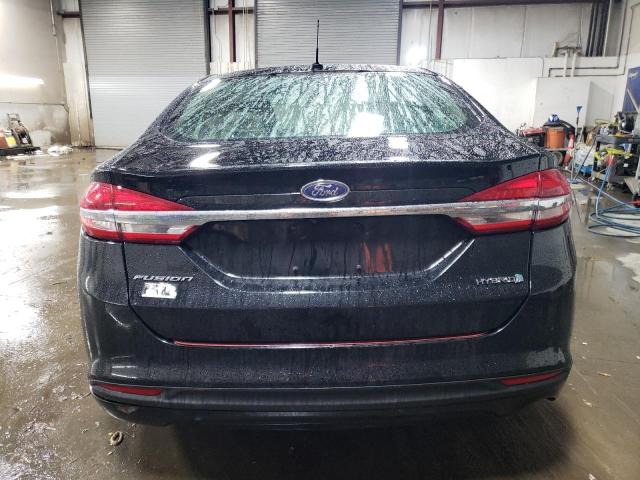 3FA6P0UU5JR153497 - 2018 FORD FUSION S HYBRID BLACK photo 6