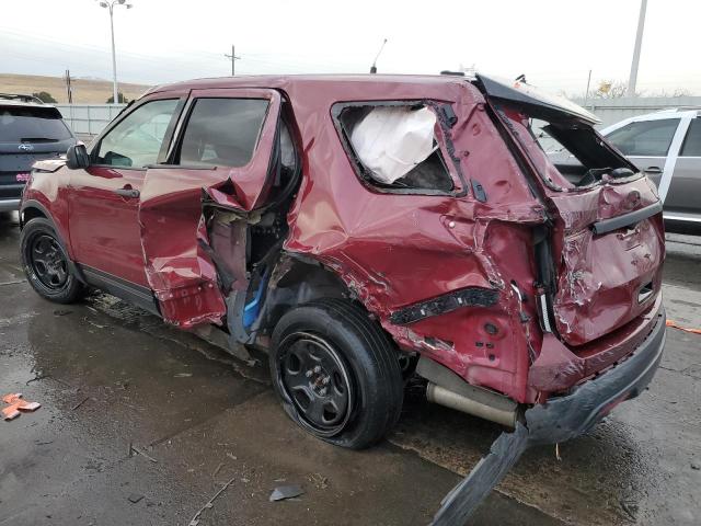 1FM5K8AR8HGE42518 - 2017 FORD EXPLORER POLICE INTERCEPTOR მუქწითელი ფოტო 2