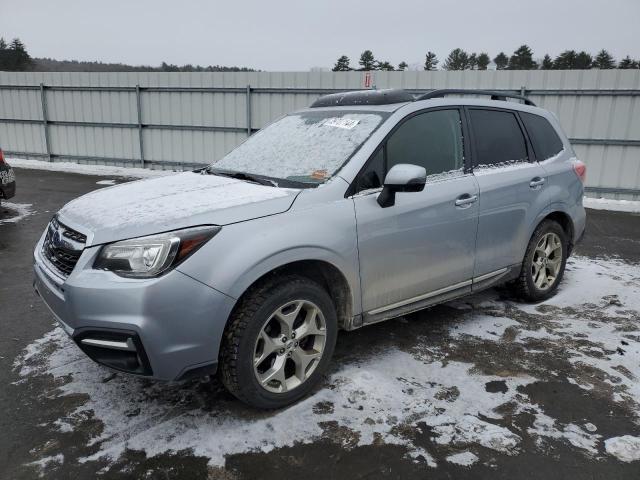 JF2SJAWC4HH574435 - 2017 SUBARU FORESTER 2.5I TOURING SILVER photo 1