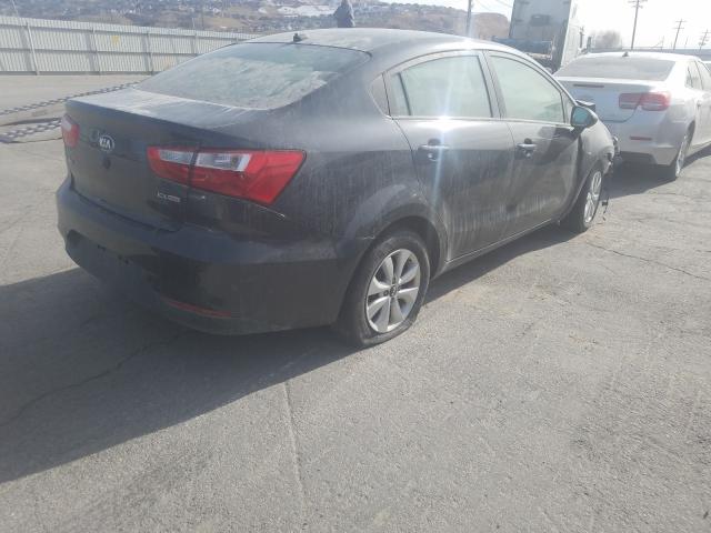 KNADN4A32H6039679 - 2017 KIA RIO EX GRAY photo 4