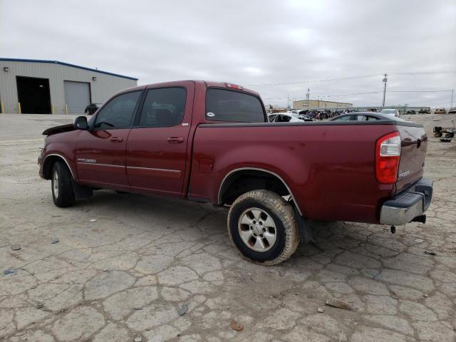 5TBET34166S562498 - 2006 TOYOTA TUNDRA DOUBLE CAB SR5 MAROON photo 2