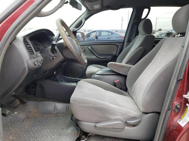 5TBET34166S562498 - 2006 TOYOTA TUNDRA DOUBLE CAB SR5 MAROON photo 7