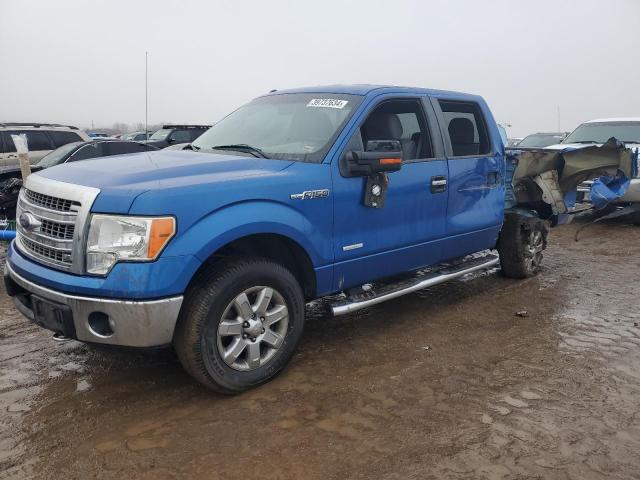 1FTFW1ETXDKD53583 - 2013 FORD F150 SUPERCREW BLUE photo 1