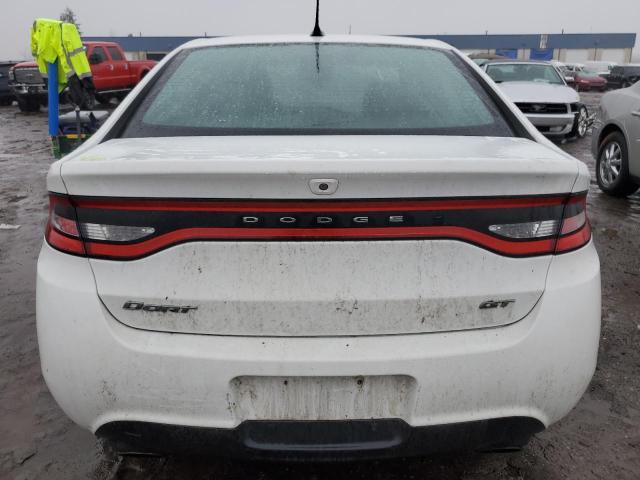 1C3CDFEB8ED920221 - 2014 DODGE DART GT WHITE photo 6