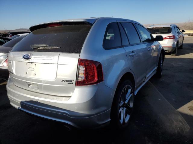 2FMDK4AK6EBA08172 - 2014 FORD EDGE SPORT SILVER photo 3