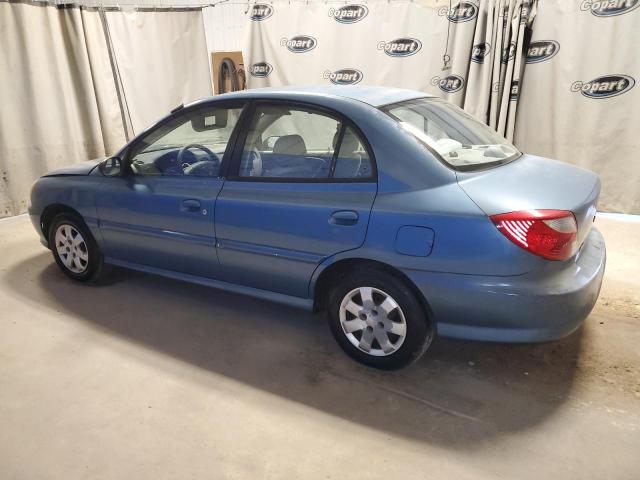 KNADC123816028081 - 2001 KIA RIO BLUE photo 2