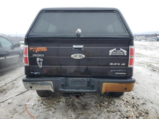 1FTFX1EF7DFC26628 - 2013 FORD F150 SUPER CAB BLACK photo 6