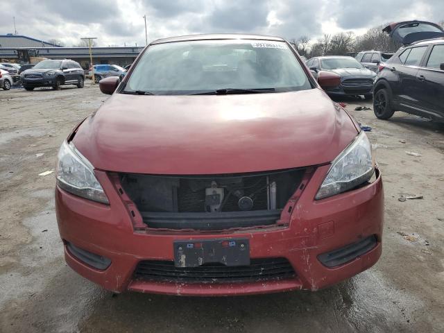 3N1AB7AP1FY262002 - 2015 NISSAN SENTRA S RED photo 5