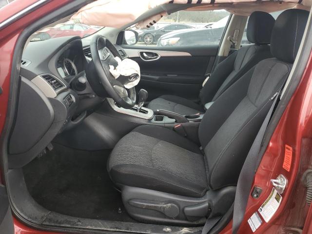 3N1AB7AP1FY262002 - 2015 NISSAN SENTRA S RED photo 7