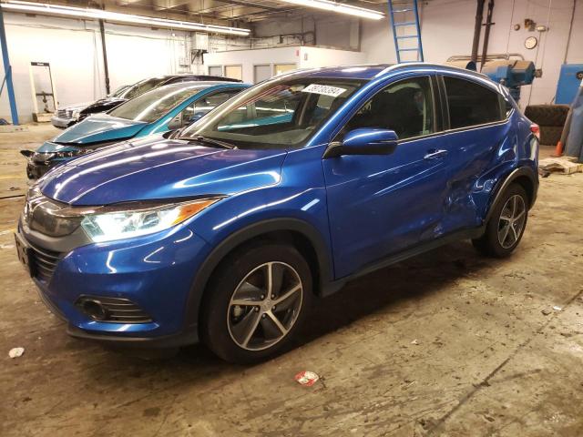 3CZRU6H56NM761242 - 2022 HONDA HR-V EX BLUE photo 1