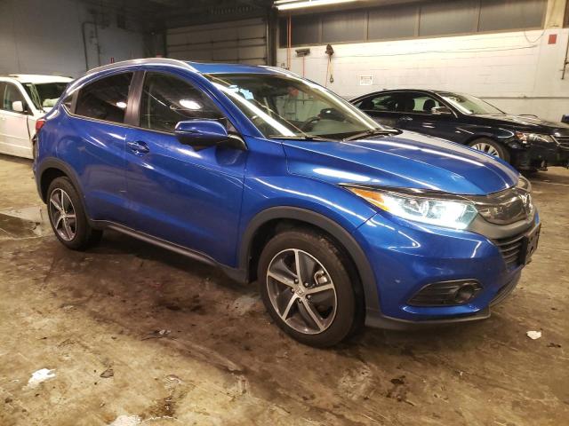 3CZRU6H56NM761242 - 2022 HONDA HR-V EX BLUE photo 4