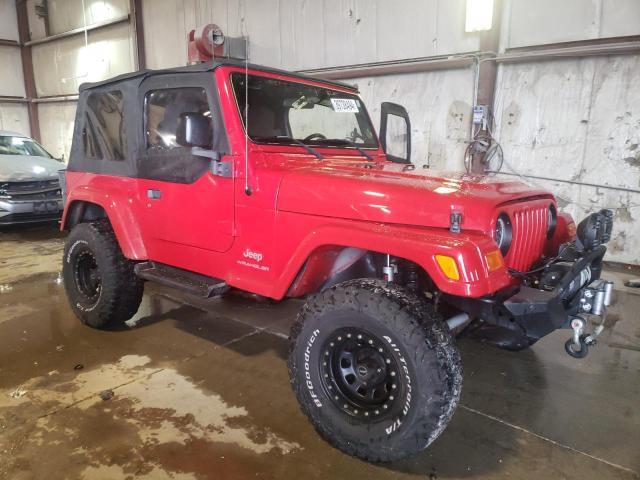 1J4FA39S05P344336 - 2005 JEEP WRANGLER X RED photo 4