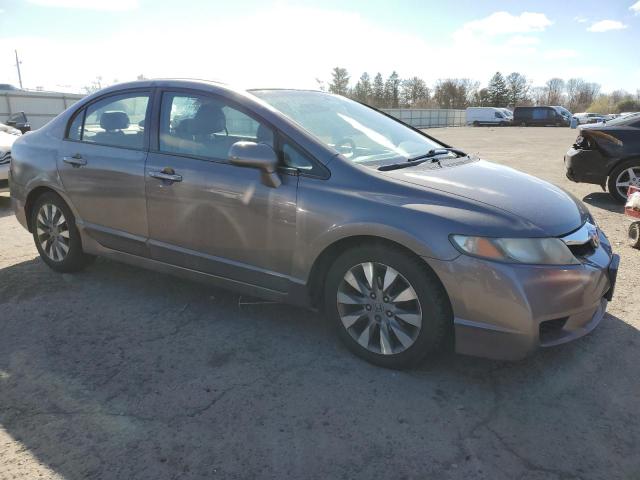 2HGFA1F91AH526526 - 2010 HONDA CIVIC EXL ნაცრისფერი ფოტო 4