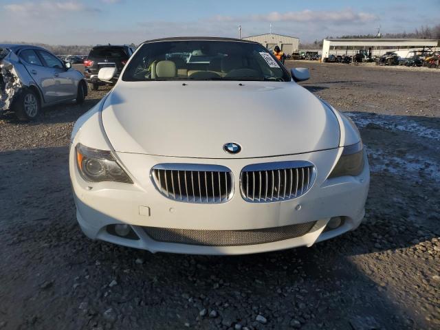 WBAEK73435B323877 - 2005 BMW 645 CI AUTOMATIC WHITE photo 5