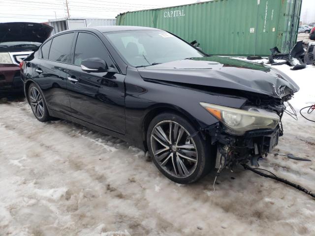 JN1BV7AP2EM673454 - 2014 INFINITI Q50 BASE BLACK photo 4