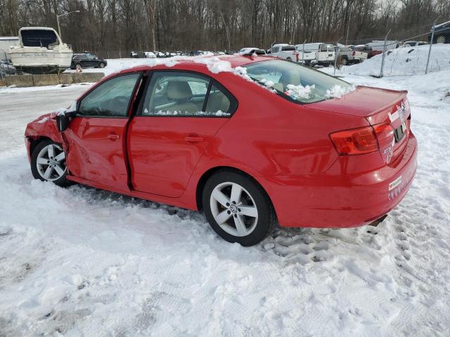 3VWLL7AJ3BM132638 - 2011 VOLKSWAGEN JETTA TDI RED photo 2