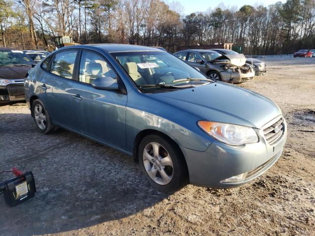 KMHDU46D17U077210 - 2007 HYUNDAI ELANTRA GL BLUE photo 4