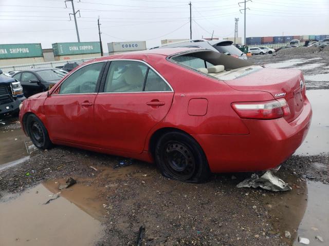 4T1BK46K17U042971 - 2007 TOYOTA CAMRY LE RED photo 2