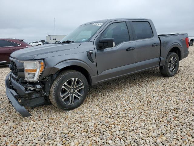 1FTEW1CP1MFC04599 - 2021 FORD F150 SUPERCREW GRAY photo 1
