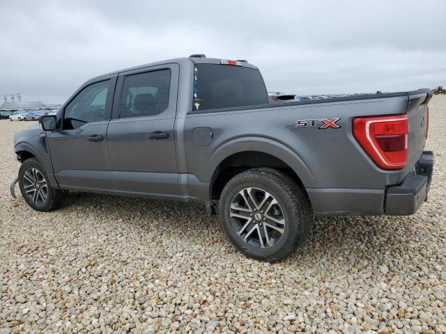 1FTEW1CP1MFC04599 - 2021 FORD F150 SUPERCREW GRAY photo 2