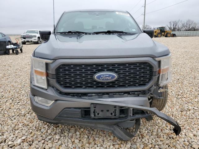 1FTEW1CP1MFC04599 - 2021 FORD F150 SUPERCREW GRAY photo 5