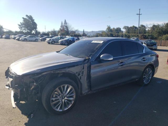 JN1EV7BP1MM705269 - 2021 INFINITI Q50 LUXE GRAY photo 1