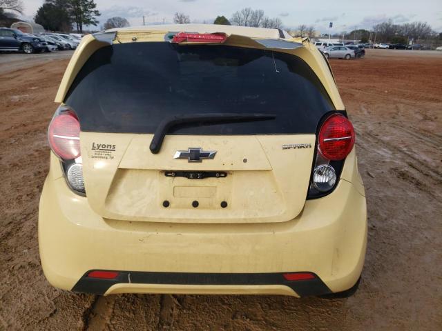 KL8CB6S90EC422998 - 2014 CHEVROLET SPARK LS YELLOW photo 6